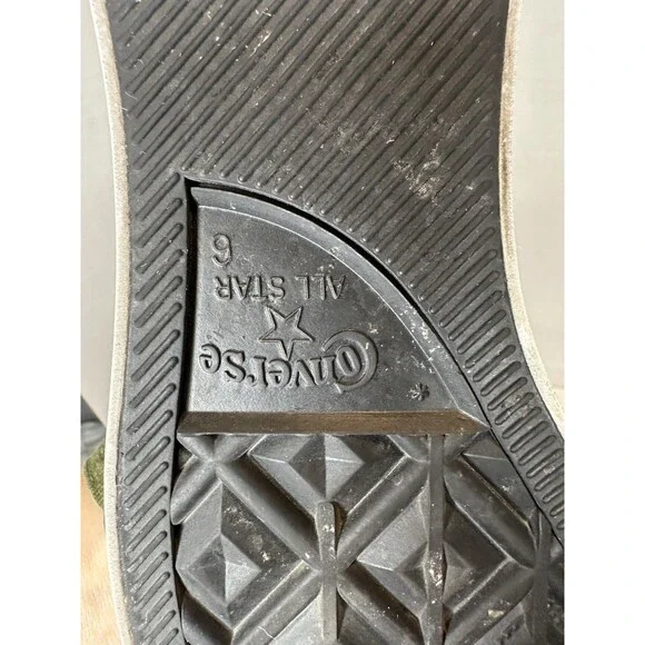 Converse Chuck Taylor All Star Black Metallic Leather Platform Chelsea Hi Top 8 - Picture 9 of 10